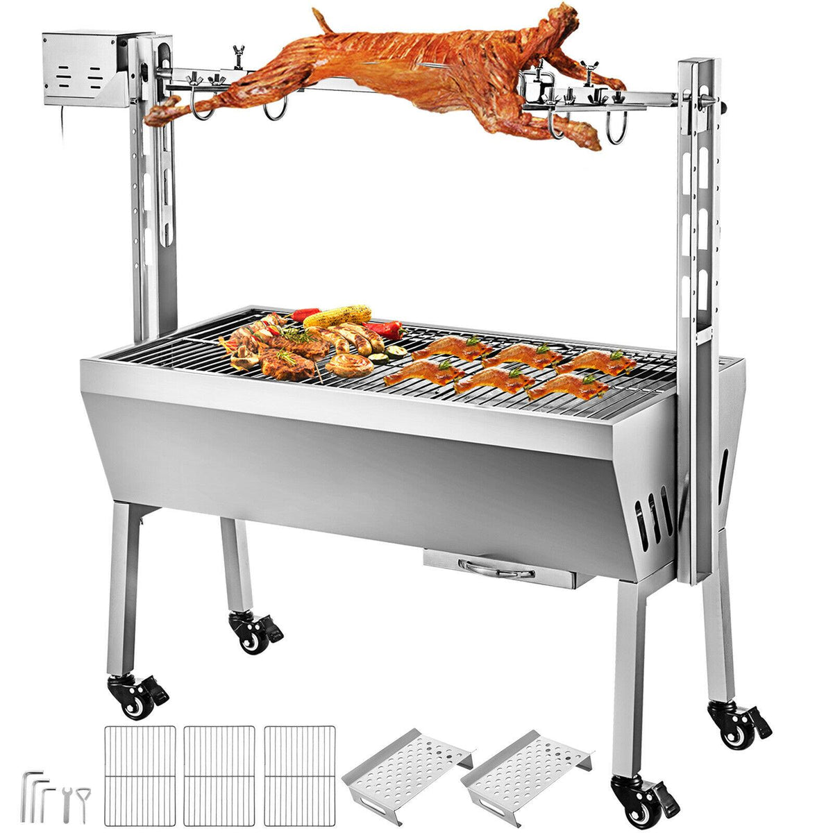 Barbacoa Parrilla Y Asador De Cerdo Pavo Pollo De Hasta 88 lbs