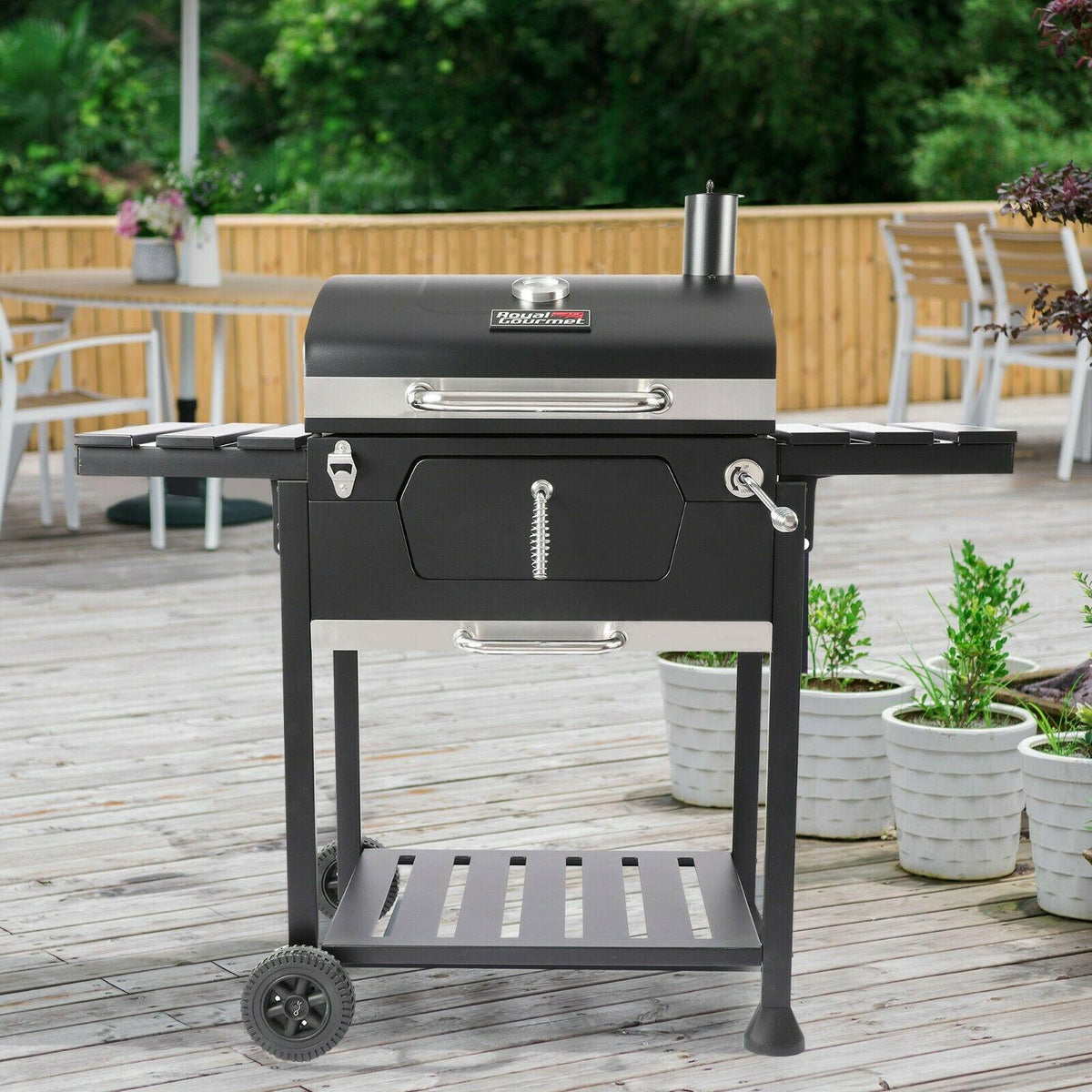 Royal Gourmet Charcoal BBQ Grill For Outdoor Picnic Patio Cooking Backyard Party