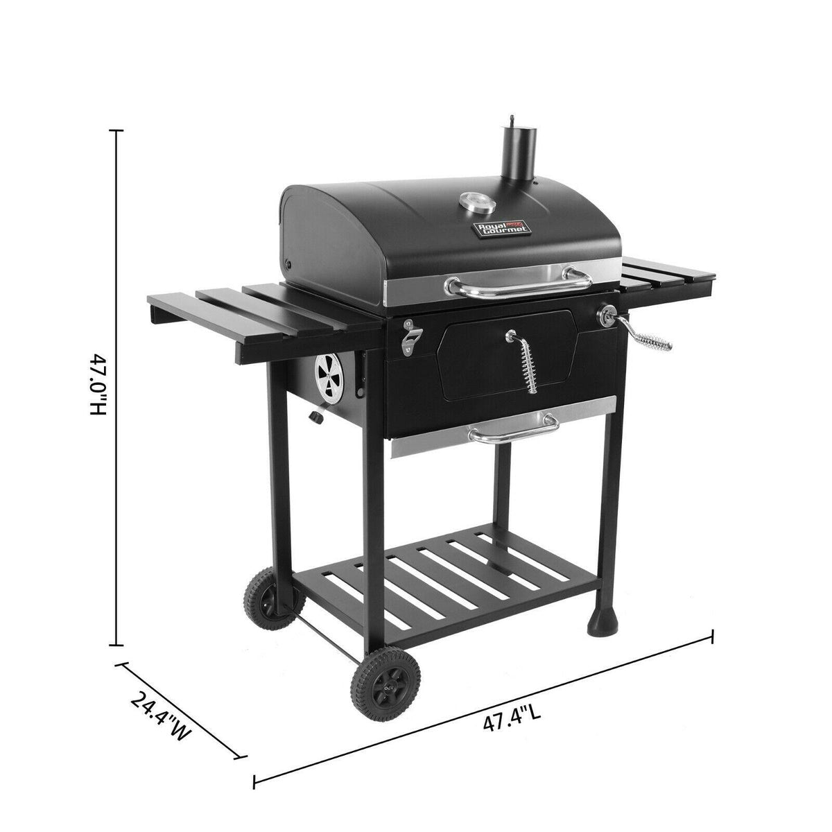 Royal Gourmet Charcoal BBQ Grill For Outdoor Picnic Patio Cooking Backyard Party