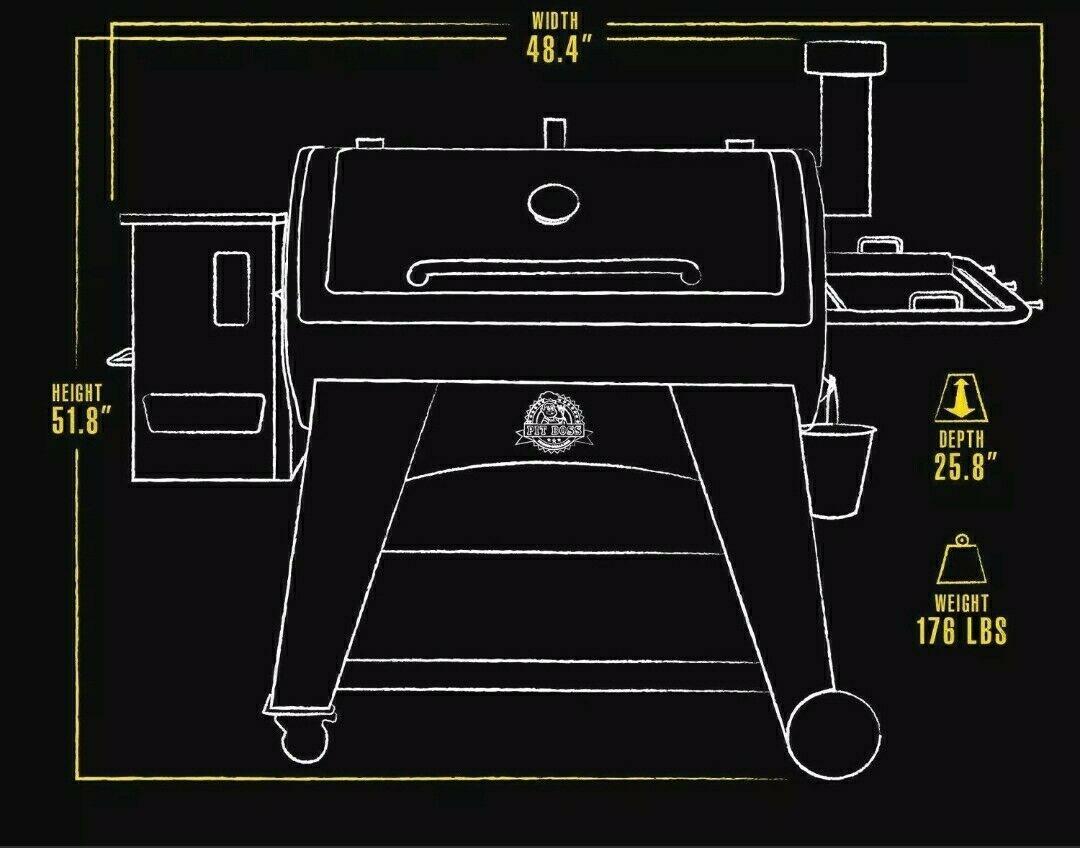 Pit Boss Austin XL 1000 Sq. In. Pellet Grill with Flame Broiler & Cooking Probe