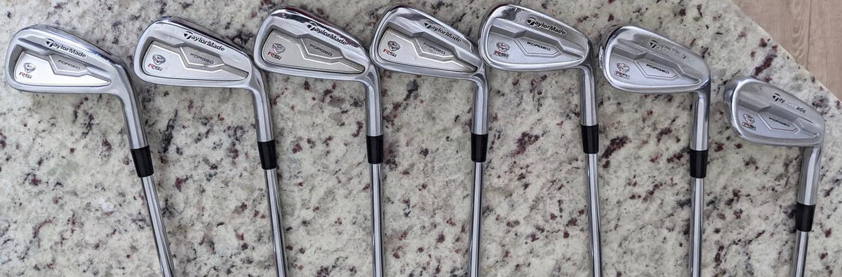 TaylorMade RSi TP Irons (4-PW) with Golf Pride Grips- Stiff, Right Handed - Used