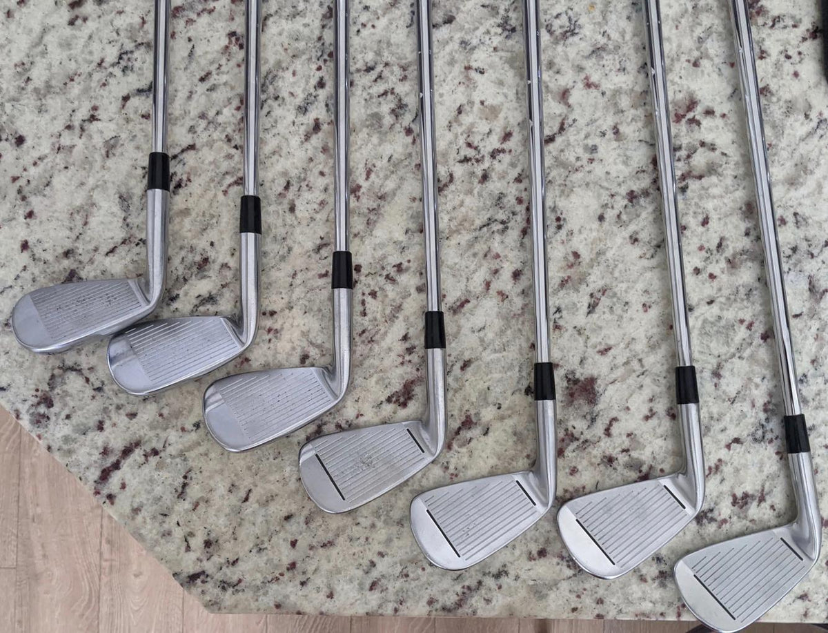 TaylorMade RSi TP Irons (4-PW) with Golf Pride Grips- Stiff, Right Handed - Used