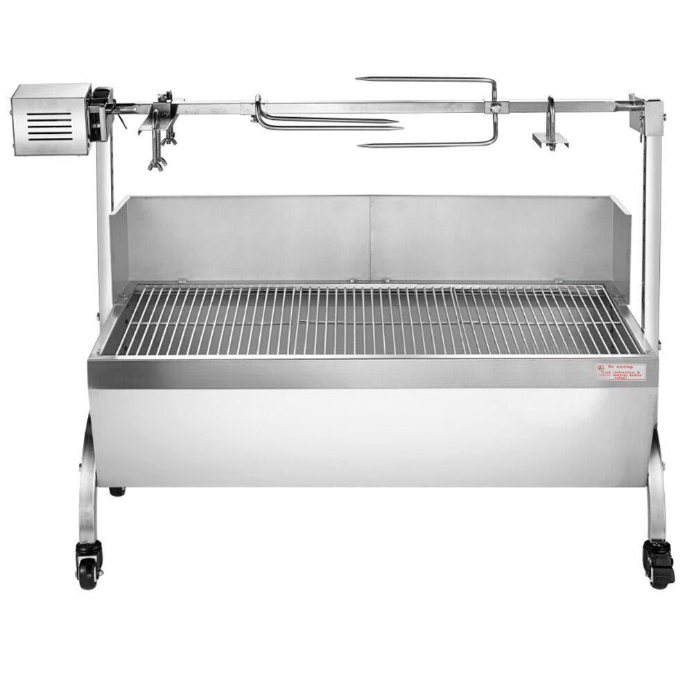 35" Hog Roast Machine BBQ Spit Chicken Pig Roaster Rotisserie Roasting Motor