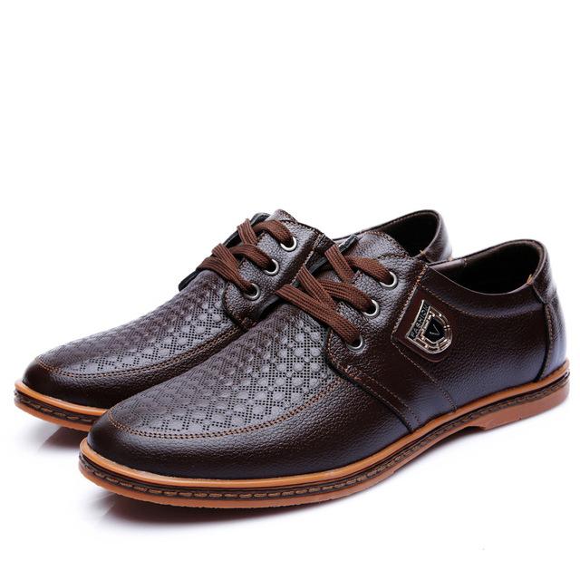 New Men's Comfortable Leather Casual Shoes