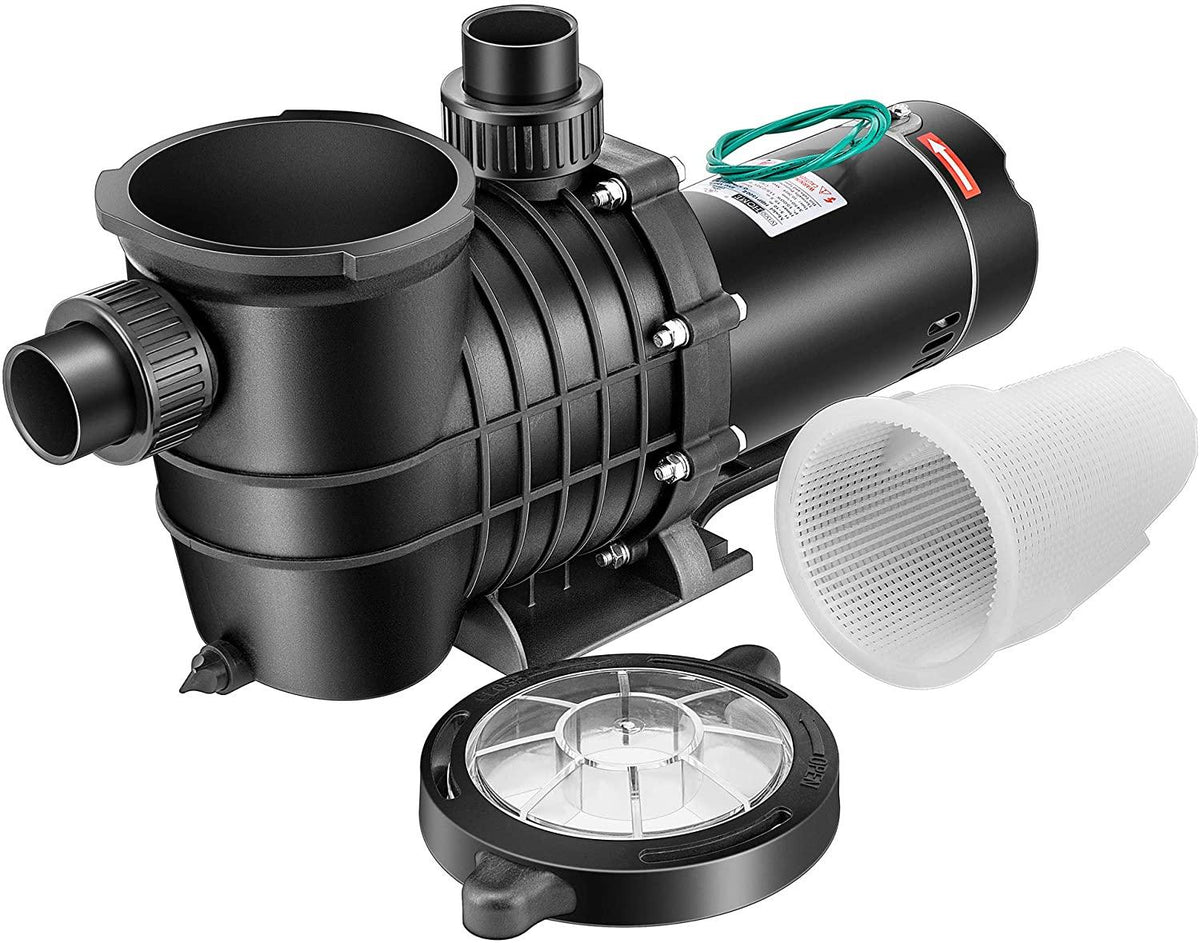 VIVOHOME 2.0 HP 6800 GPH Powerful Self Primming Dual Voltage In/Above Ground Swimming Pool Pump with Strainer Basket