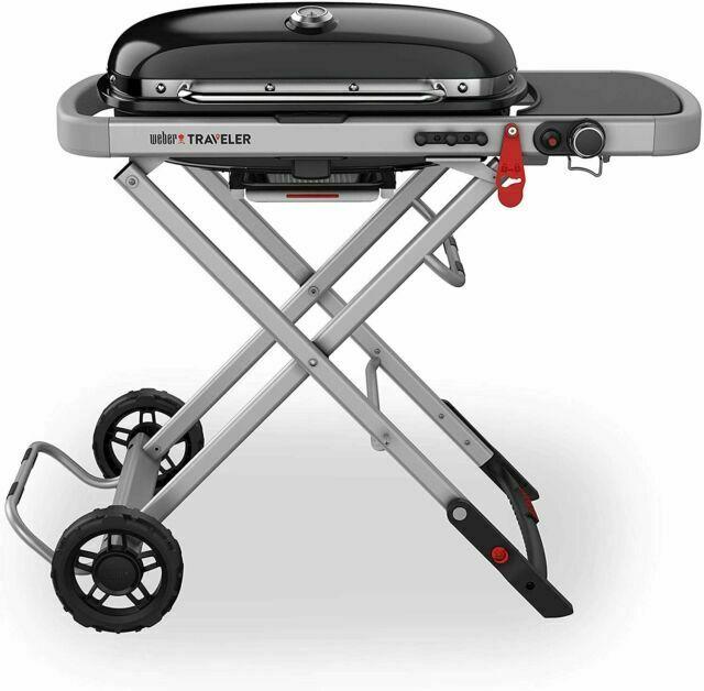 Weber - Traveler Portable Gas Grill - Black
