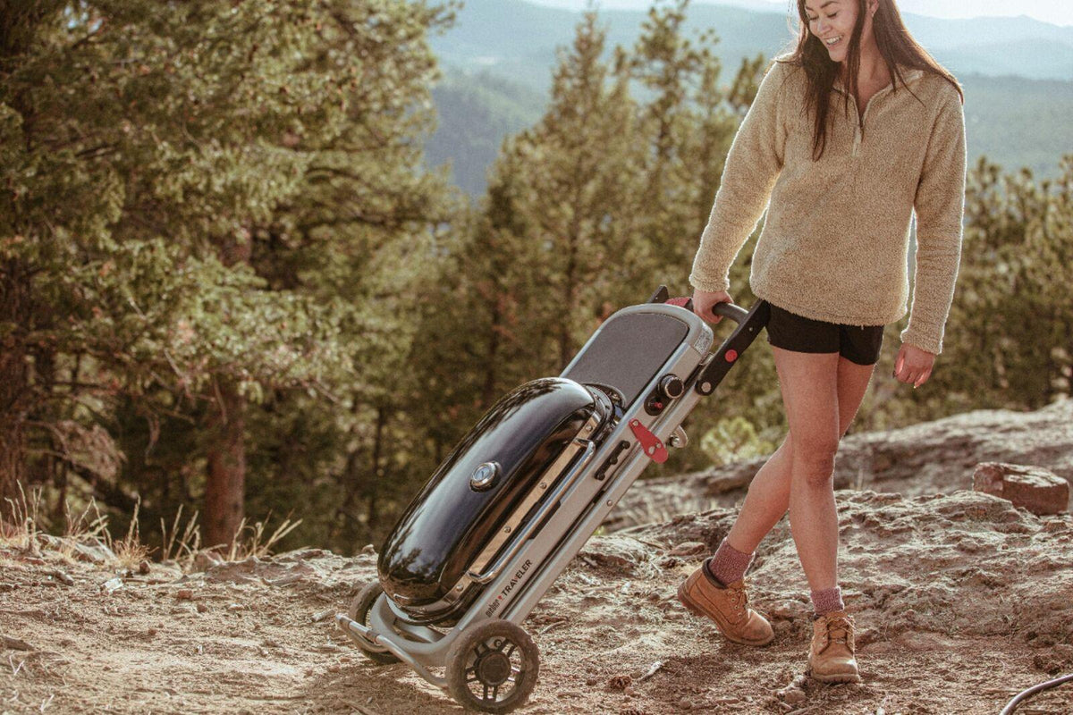 Traveler Portable Gas Grill Black