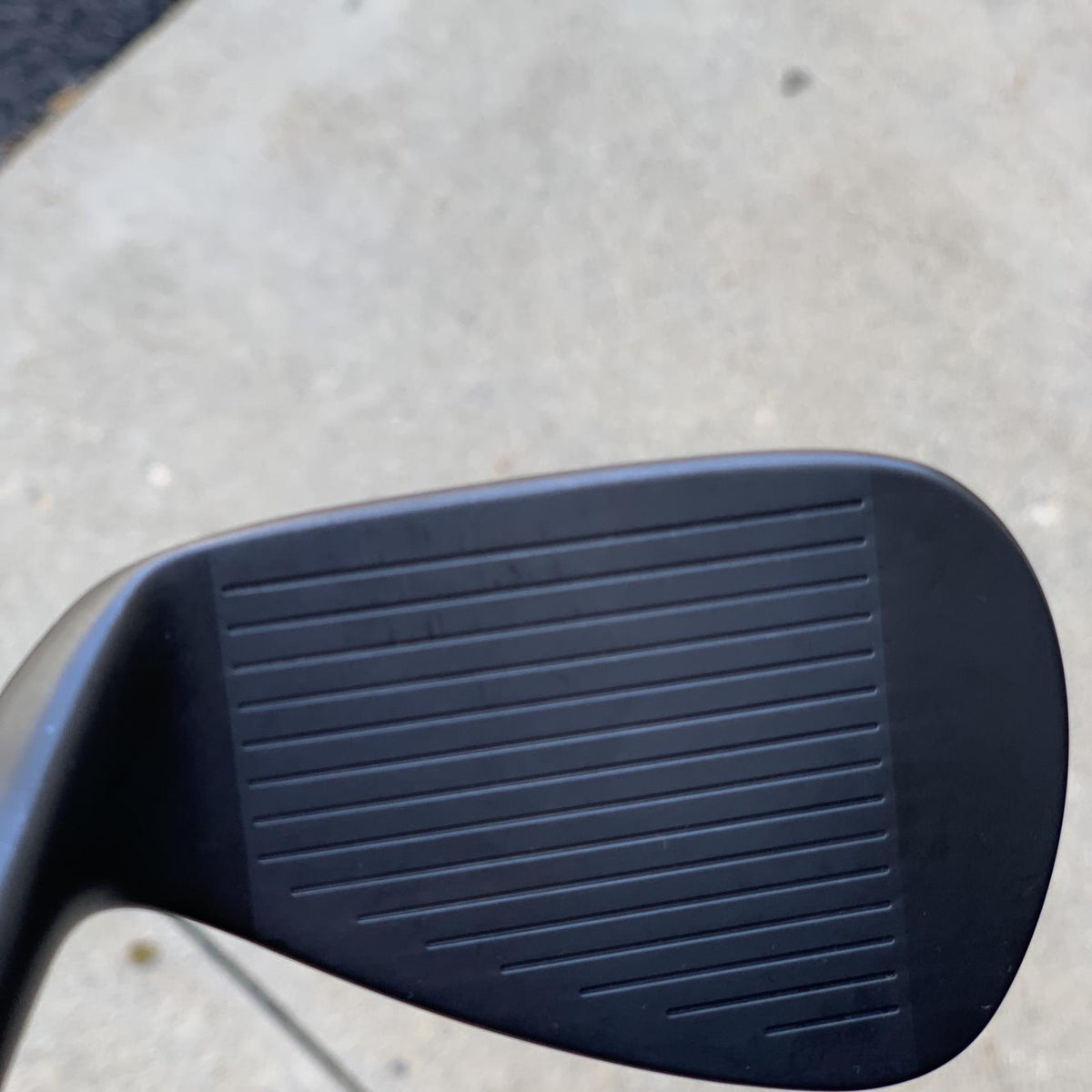 Used Men's Cobra Right Handed King Forged CB Black Iron Set Stiff Flex Steel Shaft