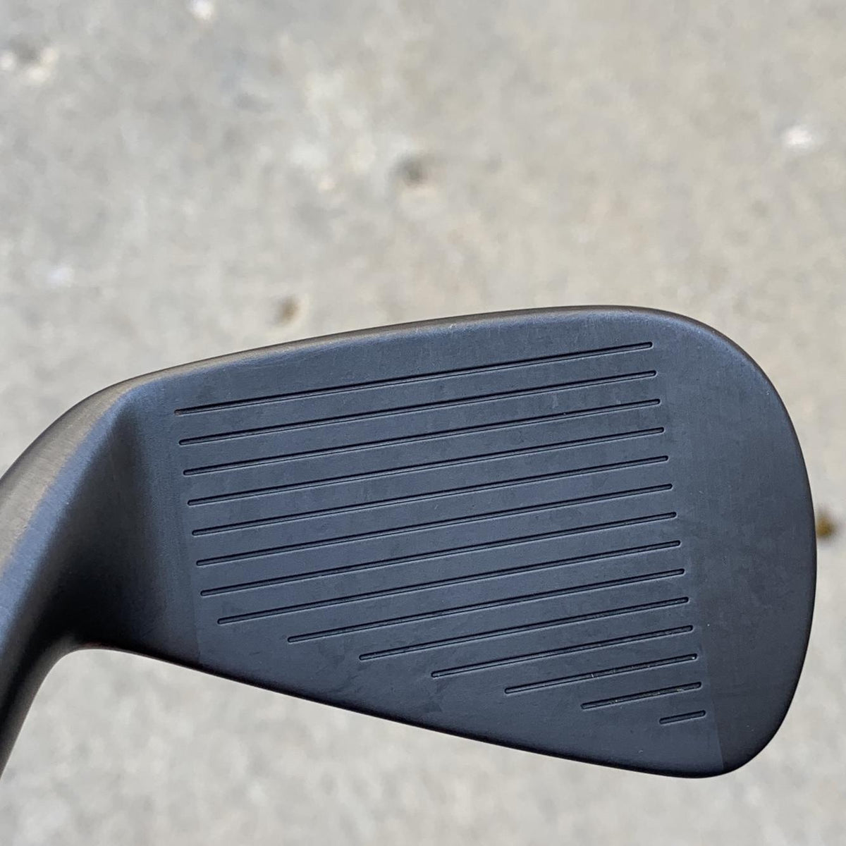 Used Men's Cobra Right Handed King Forged CB Black Iron Set Stiff Flex Steel Shaft