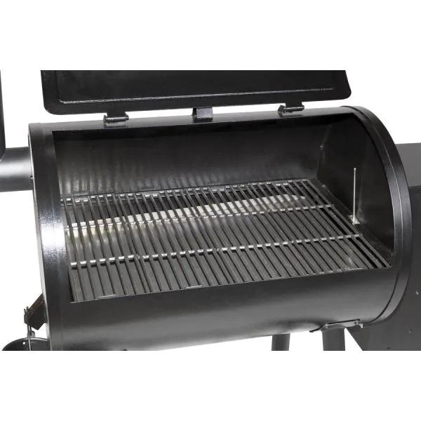 Wood Pellet Grill 50 in. W Automatic Auger Digital Temperature Control Cast Iron