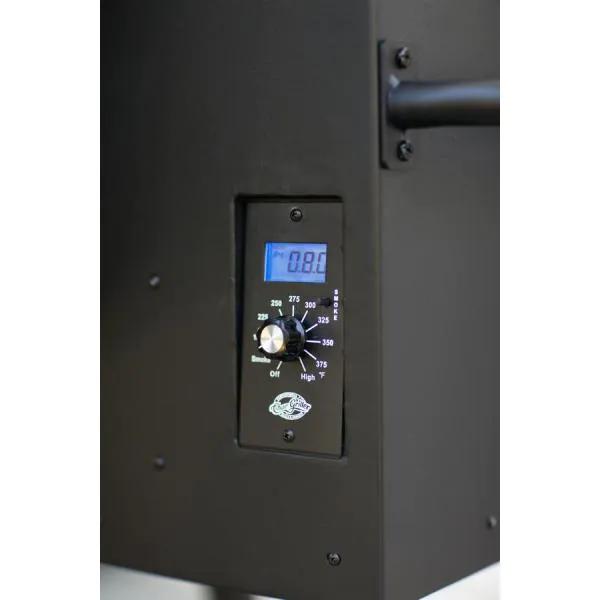 Wood Pellet Grill 50 in. W Automatic Auger Digital Temperature Control Cast Iron
