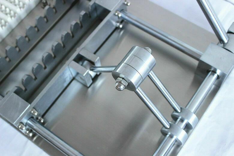Manual Wear Meat Kebab Machine Outdoor Dining BBQ Preparing Tool Stainless Steel