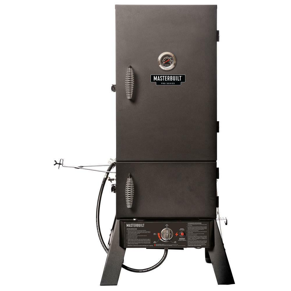 built MDS 230S Dual Fuel Smoker Propane or Charcoal Outdoor Meat Barbecue