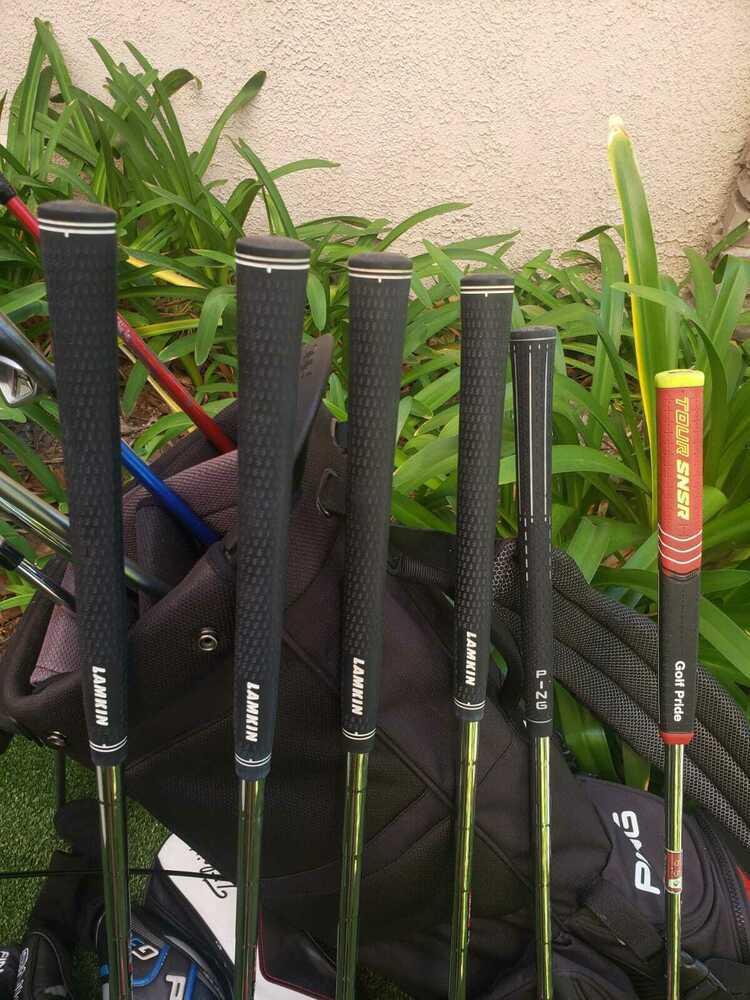 Ping Stiff Complete Golf Set +Bag,915D3 Driver,G3 Wood,G30 Hybrid,i25 Irons,Putt