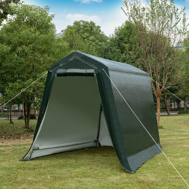 6 x 8 Feet Outdoor Carport Patio Storage Shelter Shed Car