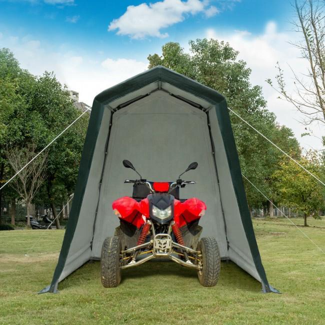 6 x 8 Feet Outdoor Carport Patio Storage Shelter Shed Car