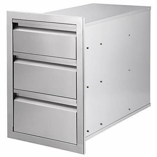 Outdoor Kitchen Drawers Stainless Steel 13.9 x 20.2 x 23.2 14" x 20" x 23.2"