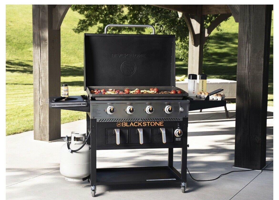 Blackstone 4 Burner 36 inch Griddle with Air Fryer and Hood - Brand New In Box!