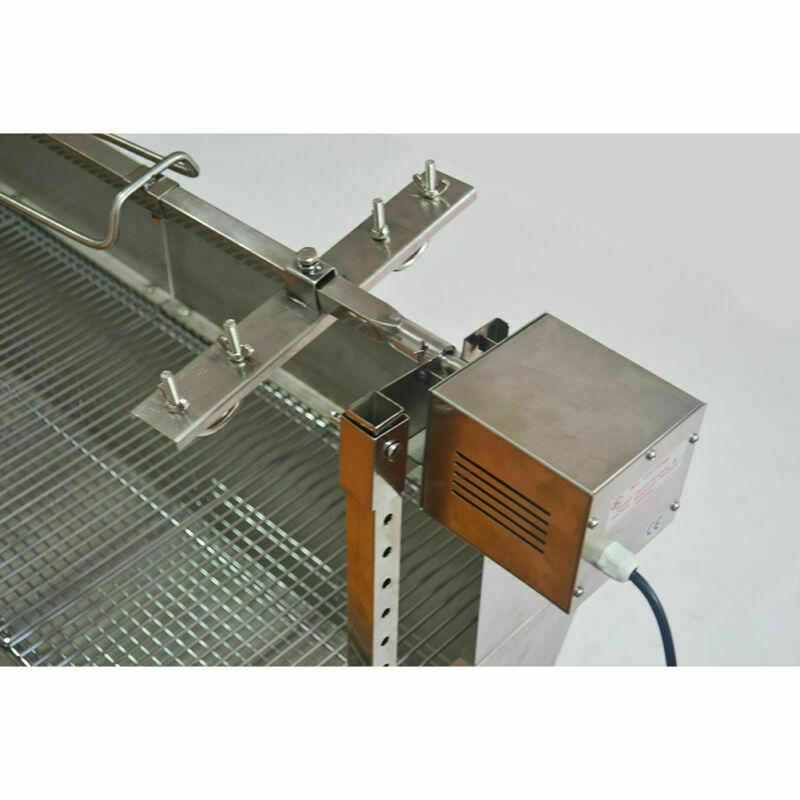 Large Grill Charcoal Spit Roaster Rotisserie Pig Lamb Roast Bbq Chicken w/ Motor