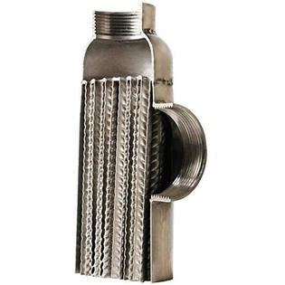 WiseWater Pool Heat Exchanger 210 kBtu: 316L Working for Solar/Spa/SwimmingSame Side Ports 1 1/2" and 1 1/2" FPT