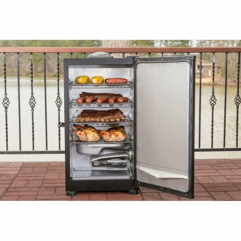 Electric Smoker Large Oversized Digital Temperature Meat Corn Veggies Wood Chip