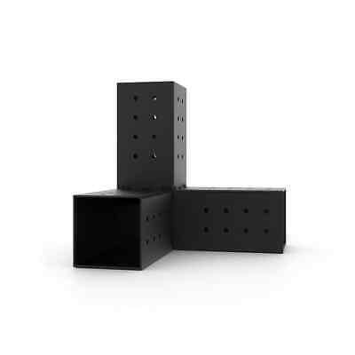2 PACK BRACKET  4X4 TRIO PERGOLA CORNER Wood Posts Hardware Outdoor Waterproof