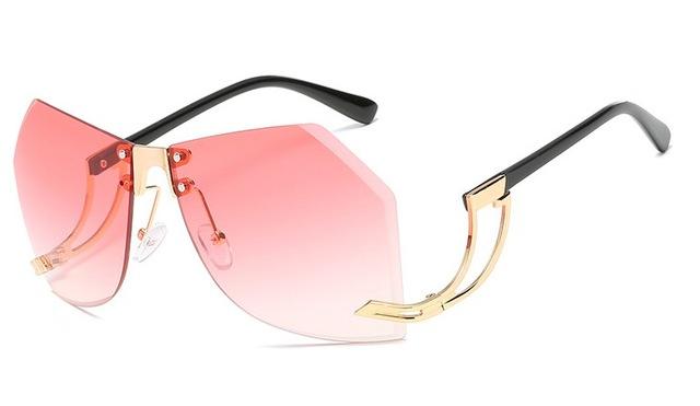 Sunglasses - Women Popular Irregular Frameless Sunglasses