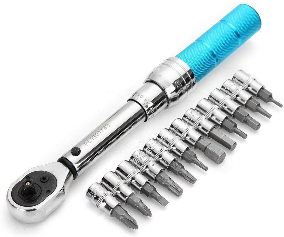 ZYL-YL 2-14NM 1/4 Inch Bits-Alloy Steel Bicycle Drive Torque Wrench Key Tools Wrenche Socket Set Universal Hand Tools