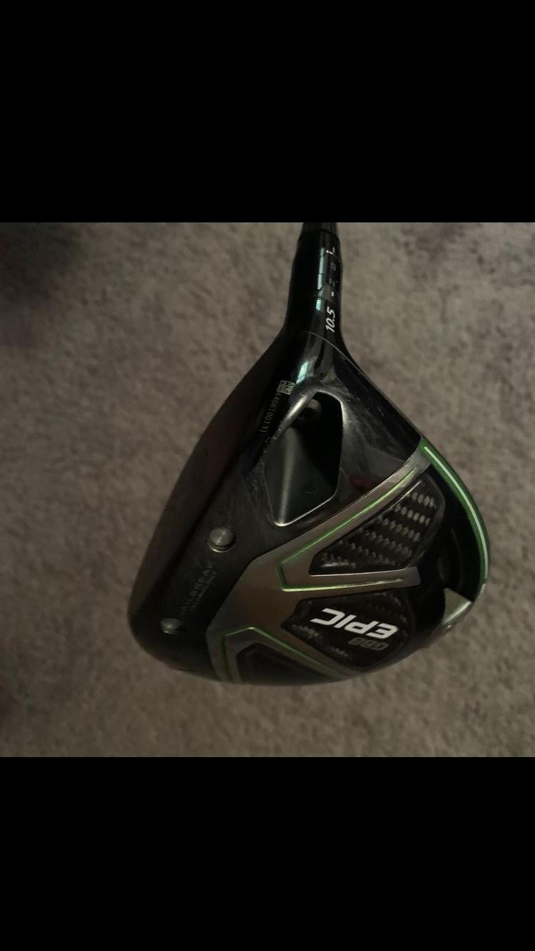Men's Right Handed Great Big Bertha Epic Extra Stiff Flex 10.5 Loft Driver