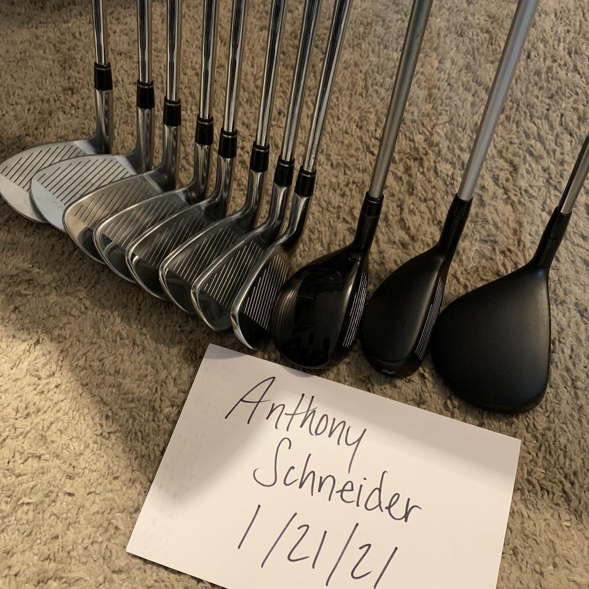 Men's Right Handed Idea Tech A4 Extra Stiff Flex Graphite/Steel Shaft Iron Set