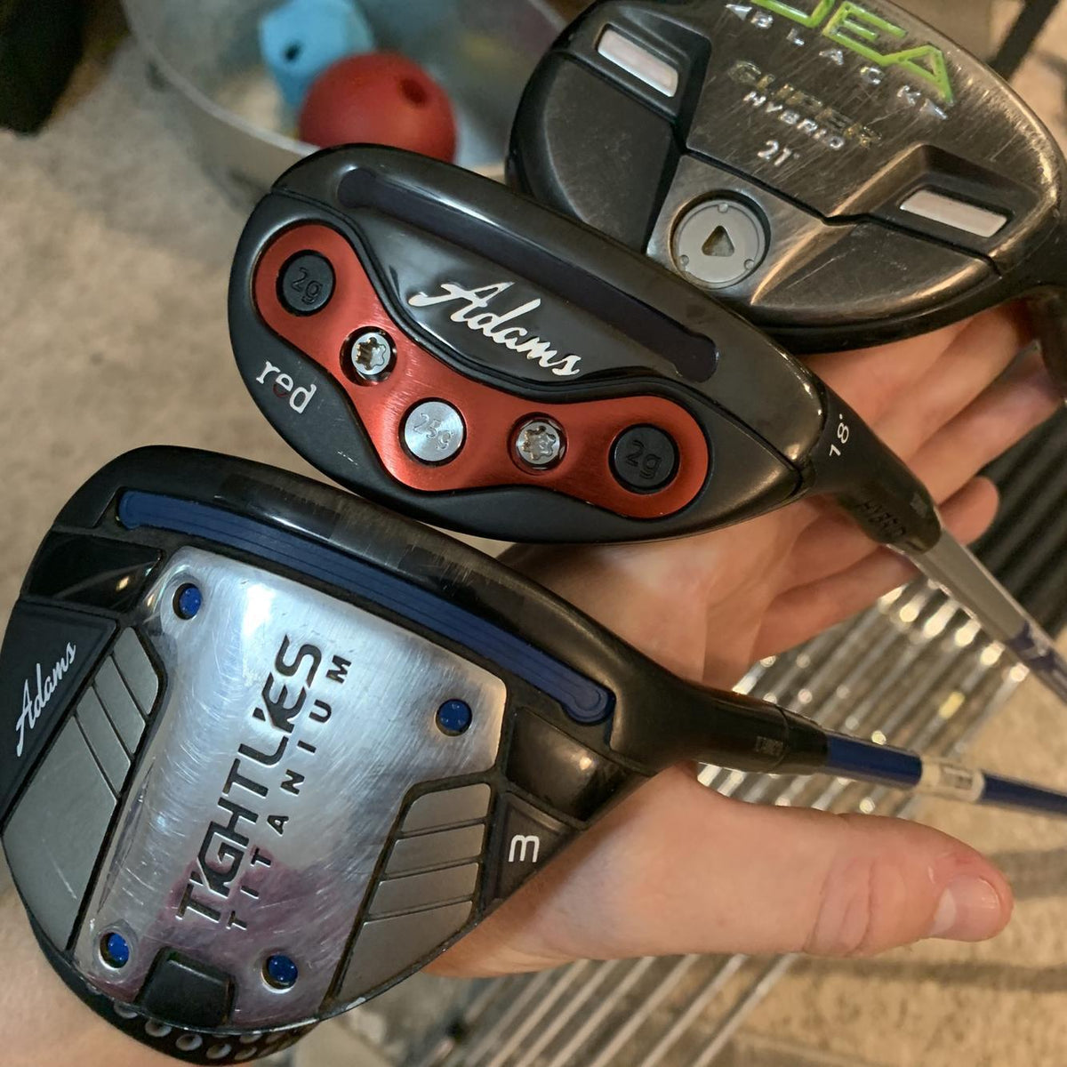 Men's Right Handed Idea Tech A4 Extra Stiff Flex Graphite/Steel Shaft Iron Set