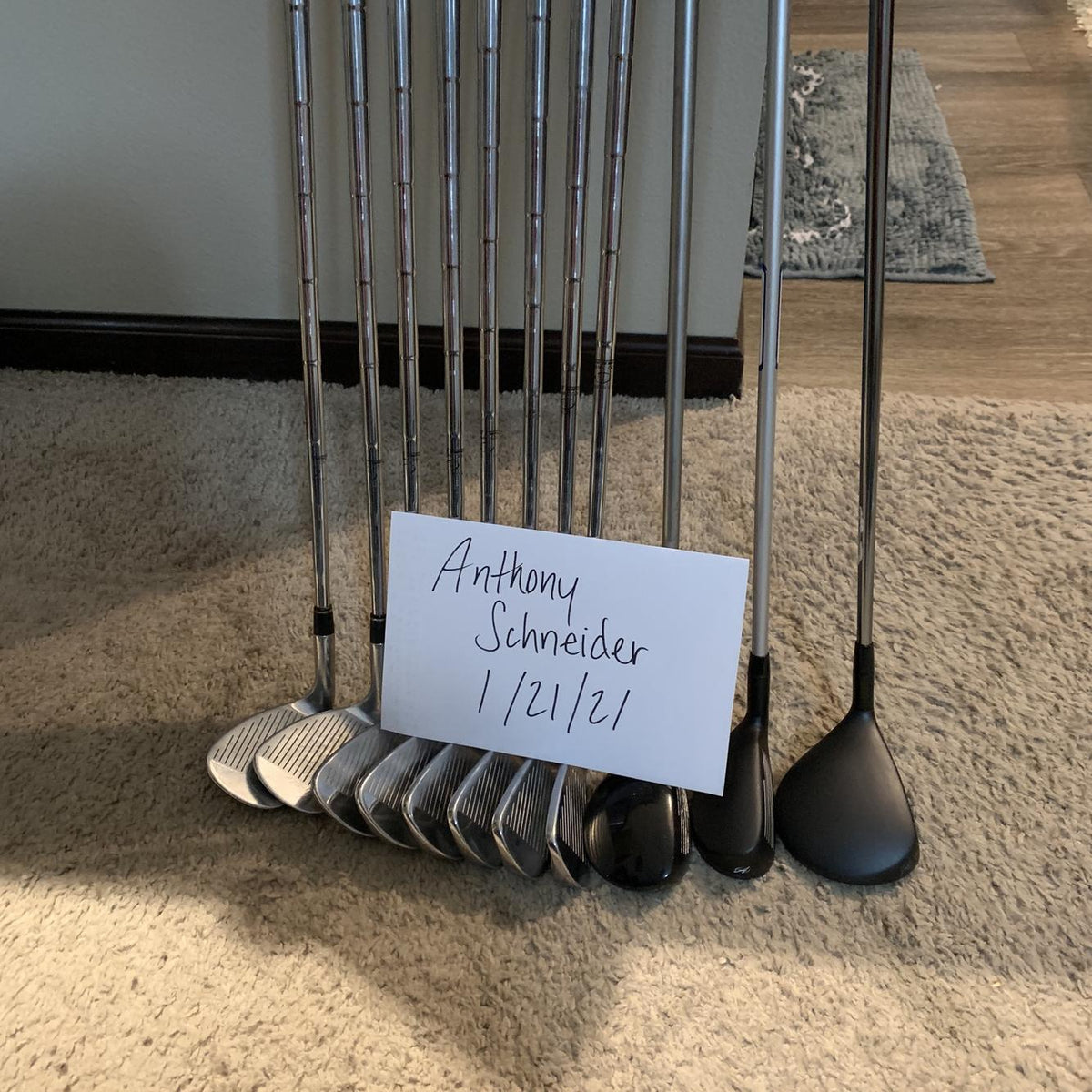 Men's Right Handed Idea Tech A4 Extra Stiff Flex Graphite/Steel Shaft Iron Set