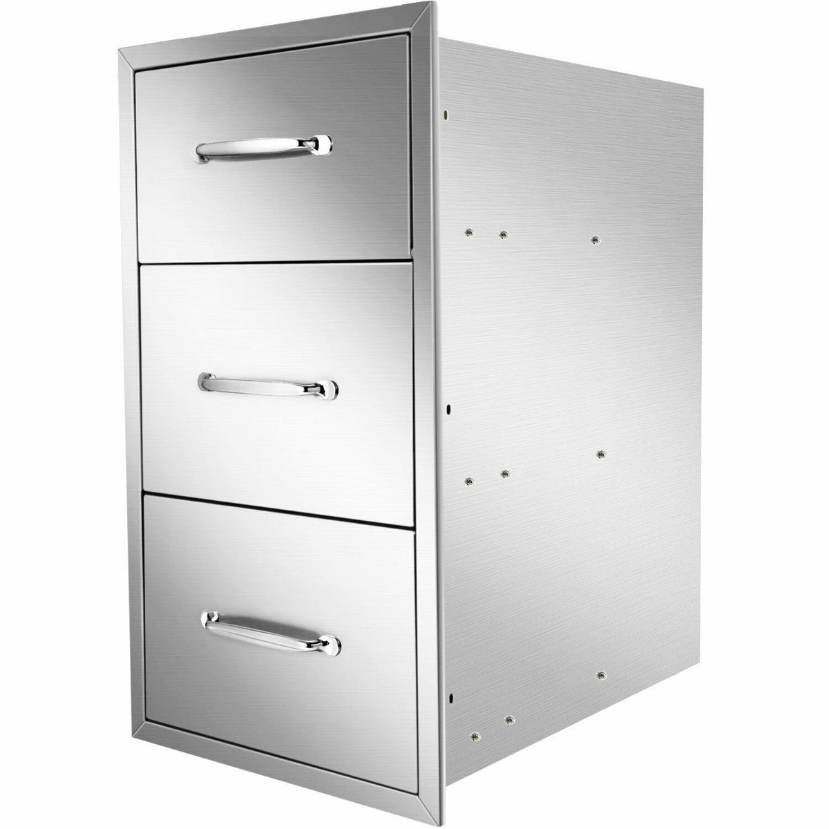 Outdoor Kitchen Drawers 19.5x26.5x18 Inch BBQ Stainless Steel 3/Tripe ,New