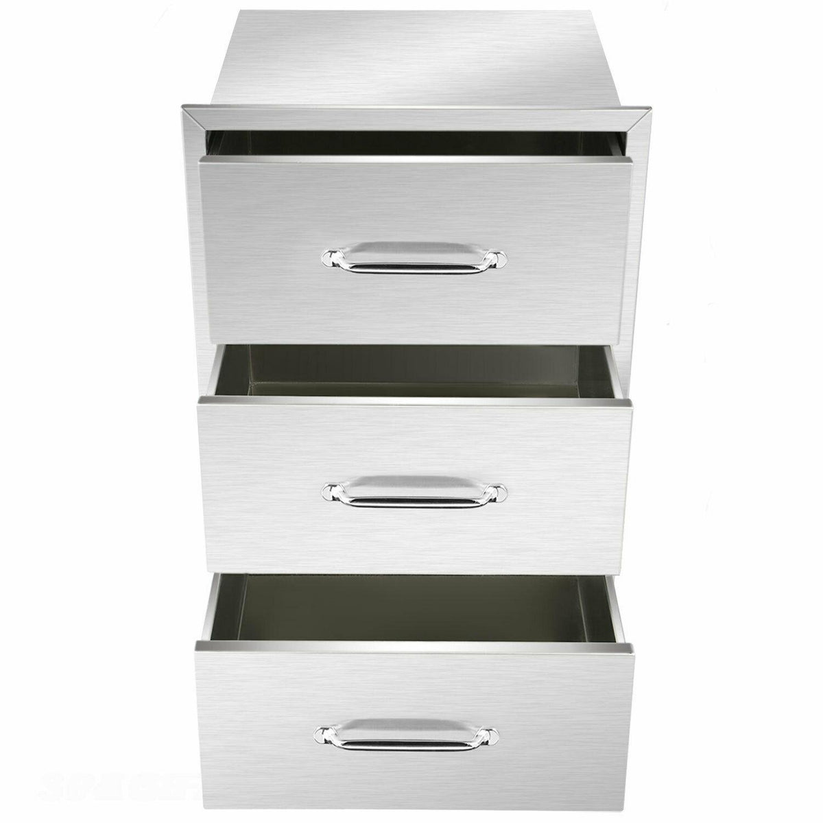 Outdoor Kitchen Drawers 19.5x26.5x18 Inch BBQ Stainless Steel 3/Tripe ,New