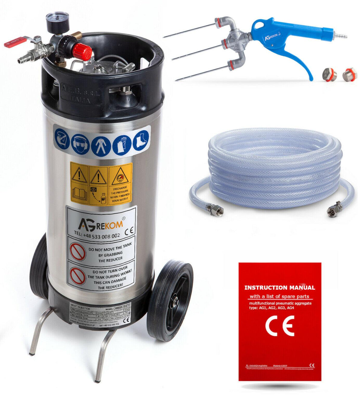 MEAT MARIDE INJECTOR PROFESSIOL 5 GALLON BBQ PORK BEEF TURKEY BRISKET BRINE