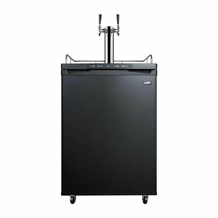 Summit Built-in Residential Beer Dispenser -Black SBC635MBITWIN