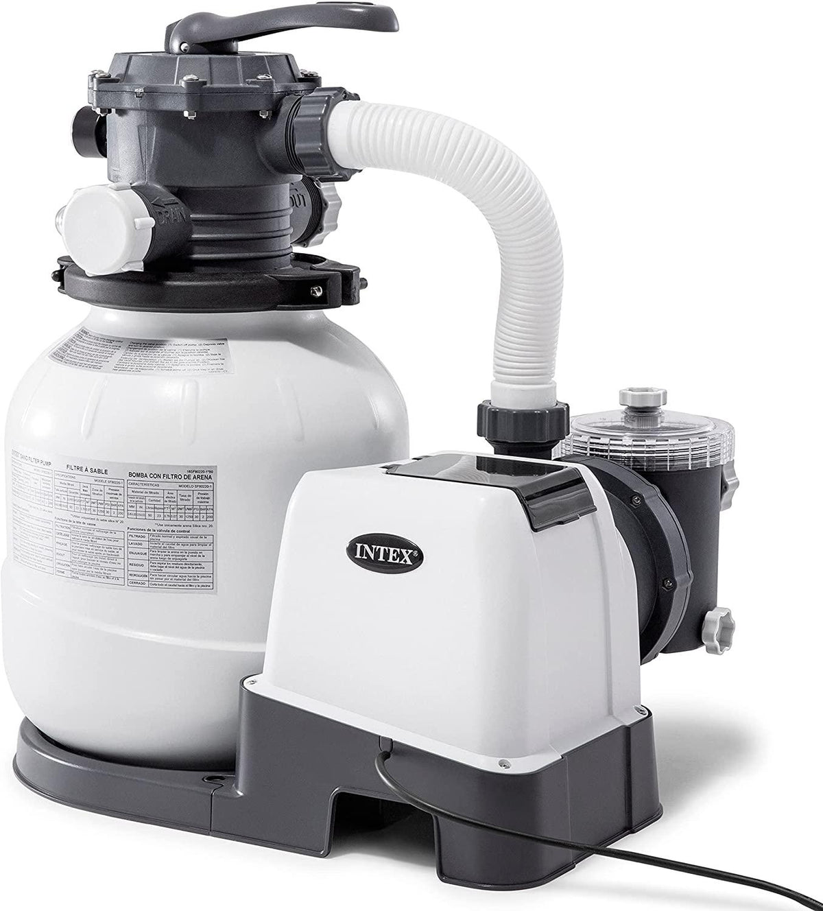 26645EG Krystal Clear Sand Filter Pump for Above Ground Pools, 12-inch