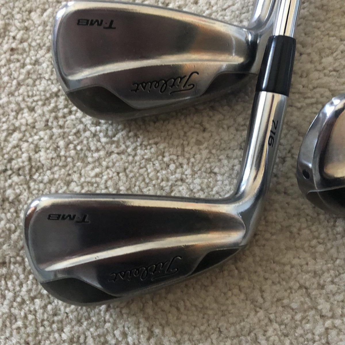 Men's Left Hand 716 T-MB 4-PW Stiff Flex Steel Shaft Iron Set