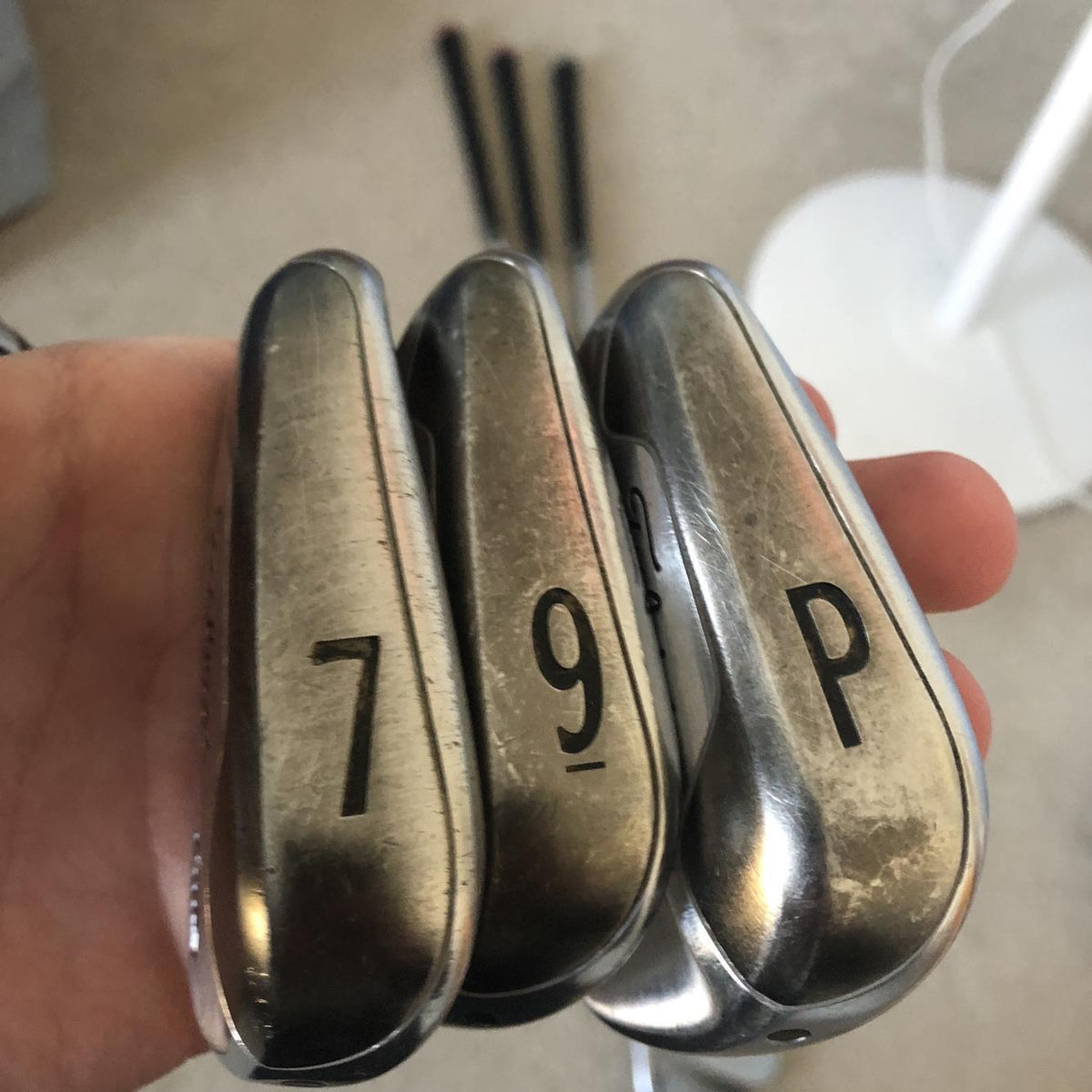 Men's Left Hand 716 T-MB 4-PW Stiff Flex Steel Shaft Iron Set