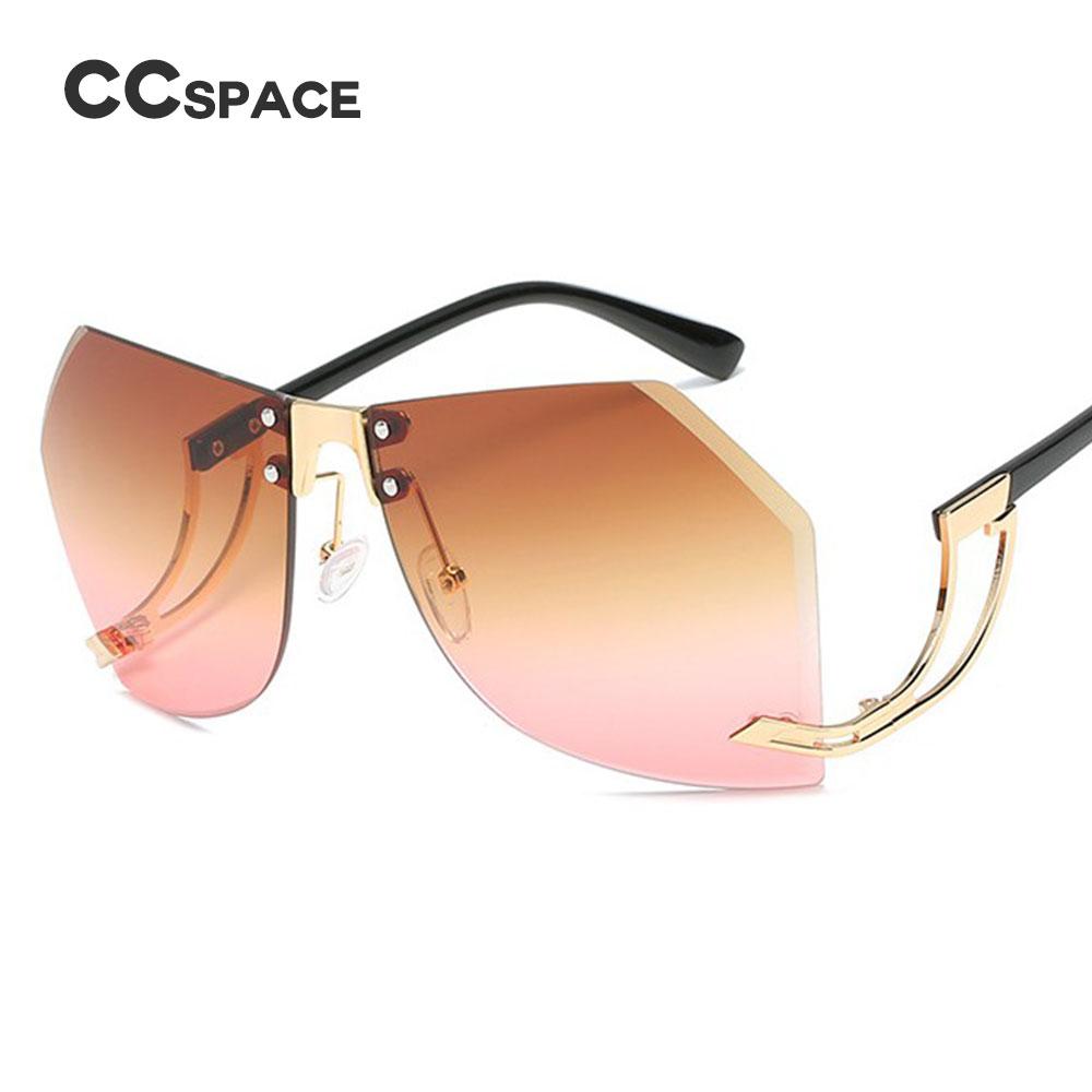 Sunglasses - Women Popular Irregular Frameless Sunglasses