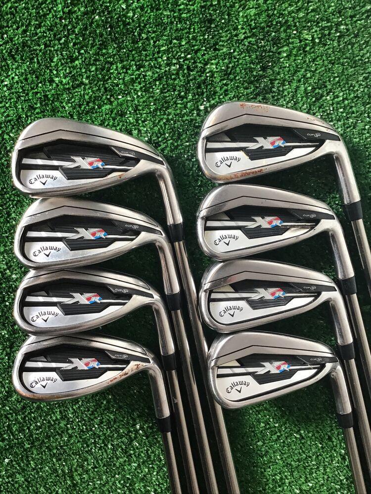 Callaway XR Cup 360 Iron Set 4-PW-AW Recoil F3 Regular Graphite Shafts