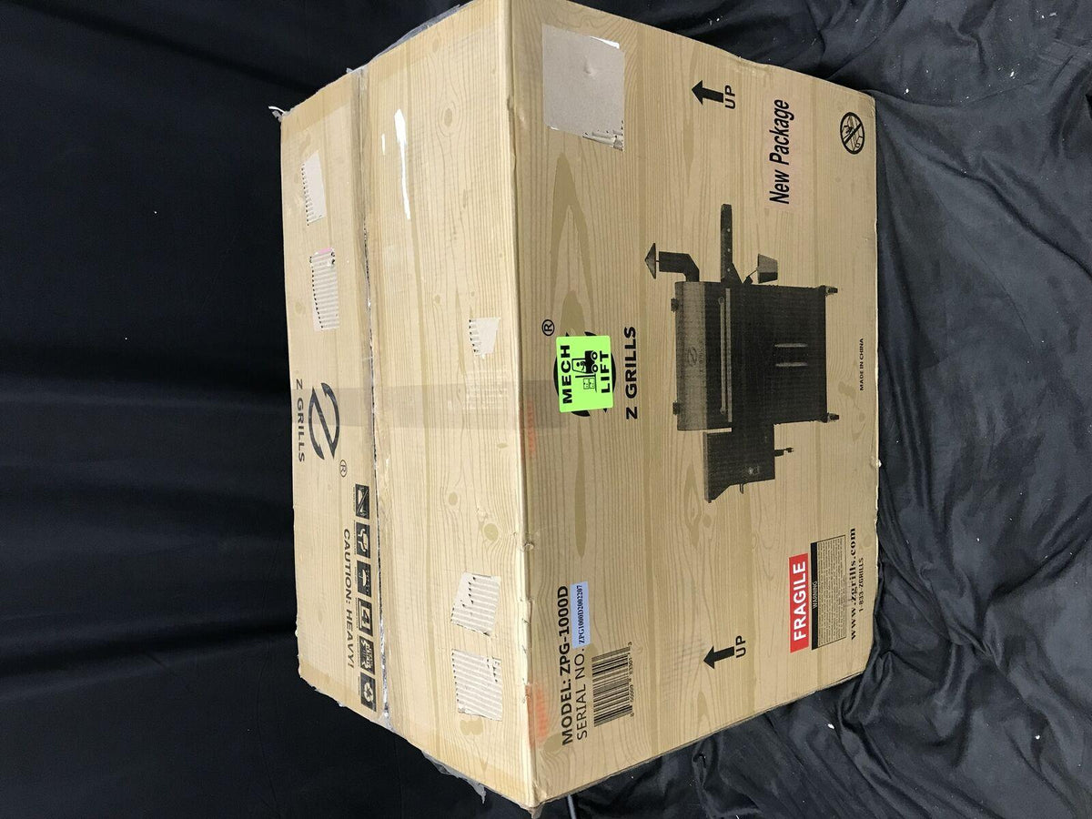 Z Grills ZPG-1000D Wood Pellet Grill - Cover & Gloves - New Open Box