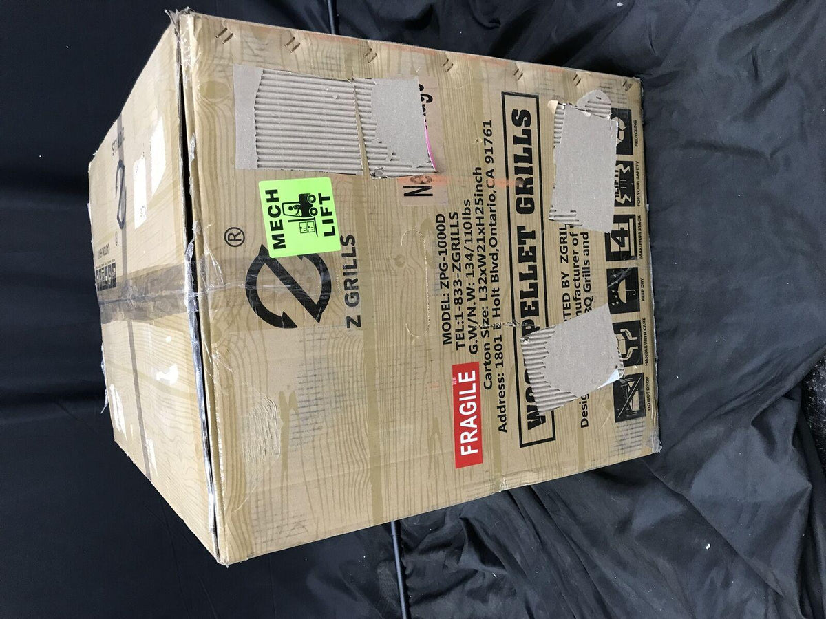 Z Grills ZPG-1000D Wood Pellet Grill - Cover & Gloves - New Open Box