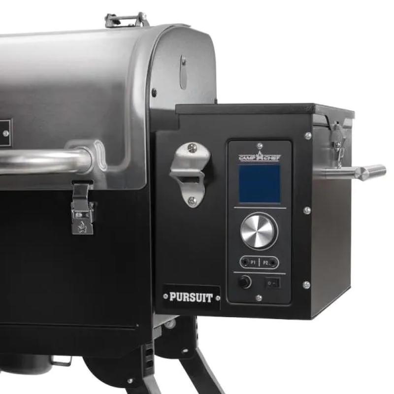 Camp Chef Pellet Grill 39.5 in. x 34 in. Adjustable Air Vent Locking Door Steel