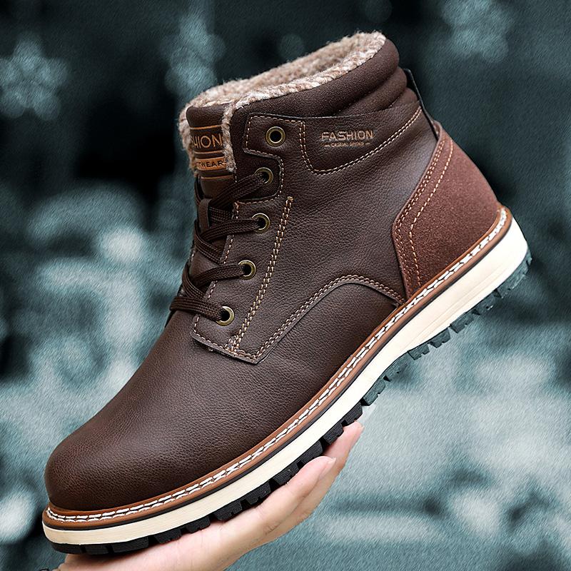 Shoes - New Fashion Winter Men's Warm Plush Snow Boots