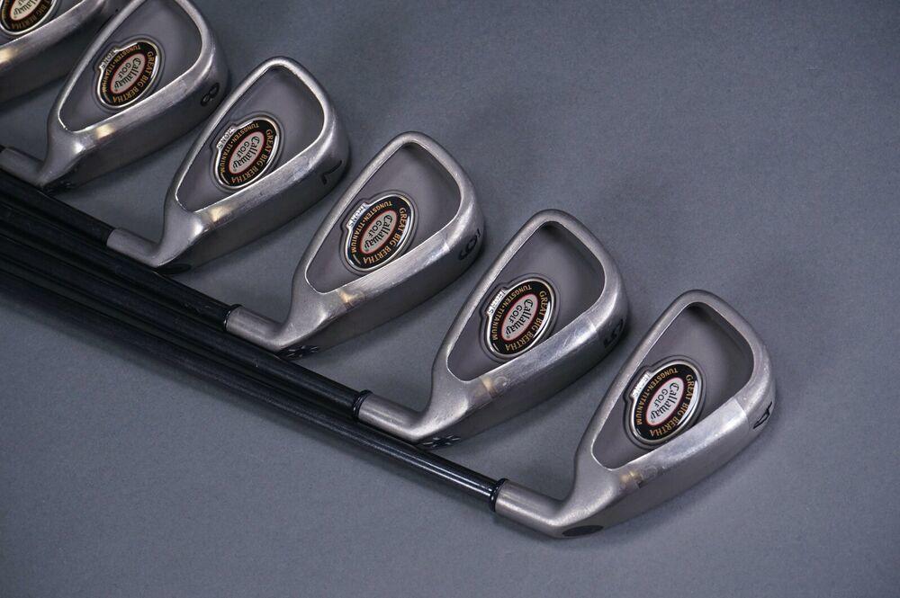 CALLAWAY GOLF GREAT BIG BERTHA TUNGSTEN TITANIUM 4-PW N SET -1” W/ RCH 96