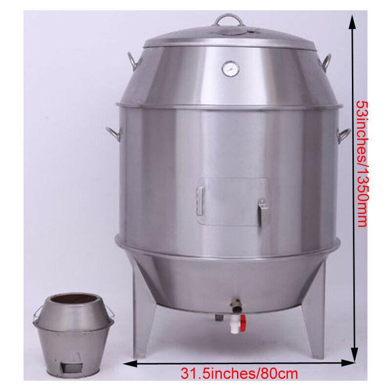 BBQ Chicken Duck Grill Roast Baking Roaster Carbon Cooking Stainless Steel