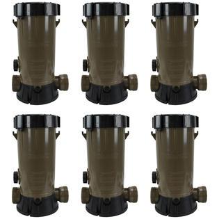 Hydro Tools Auto Inline Above Ground Swimming Pool Chlorinator Feeder (6 Pack)