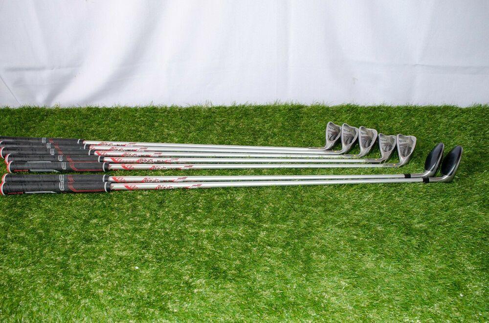 Ping	Karsten	Iron Set 4-5 hy 6-w	Right Handed	37"	Graphite	Soft Regular	New Grip