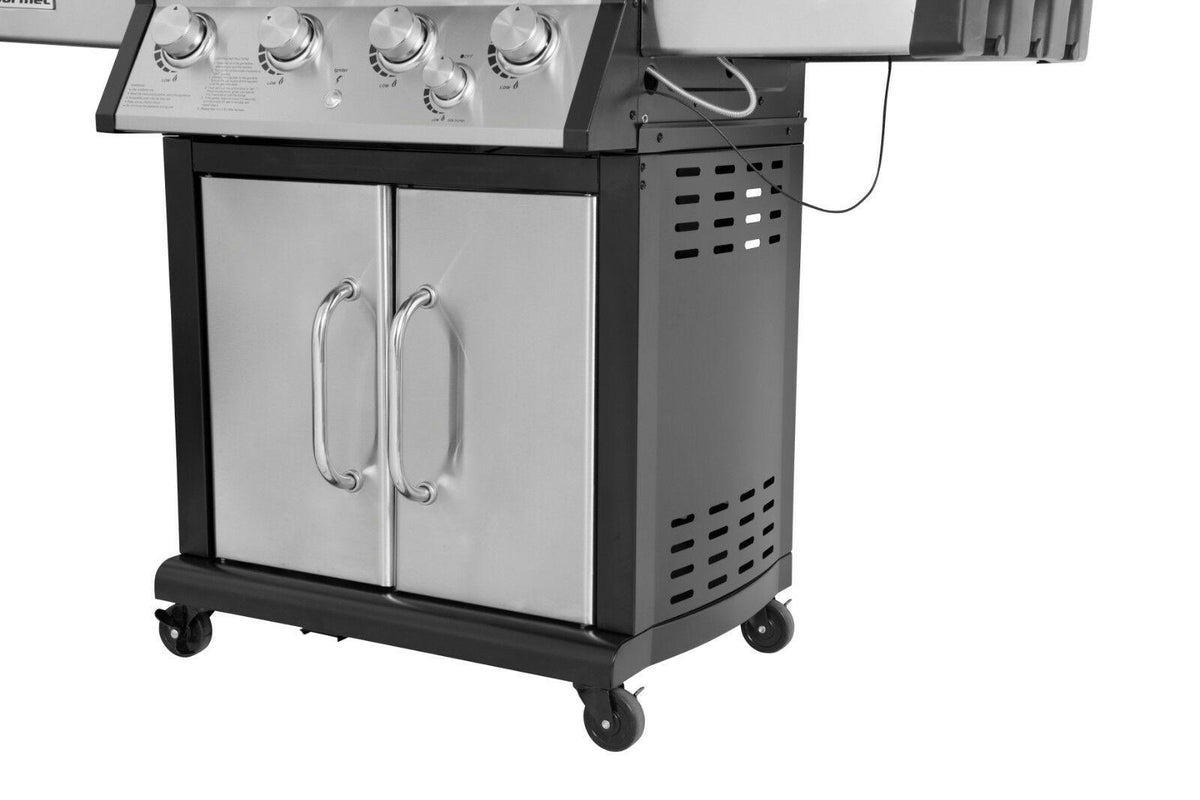 Royal Gourmet 60000 BTU 4-Burner Propane Gas Grill with Side Burner MG4001